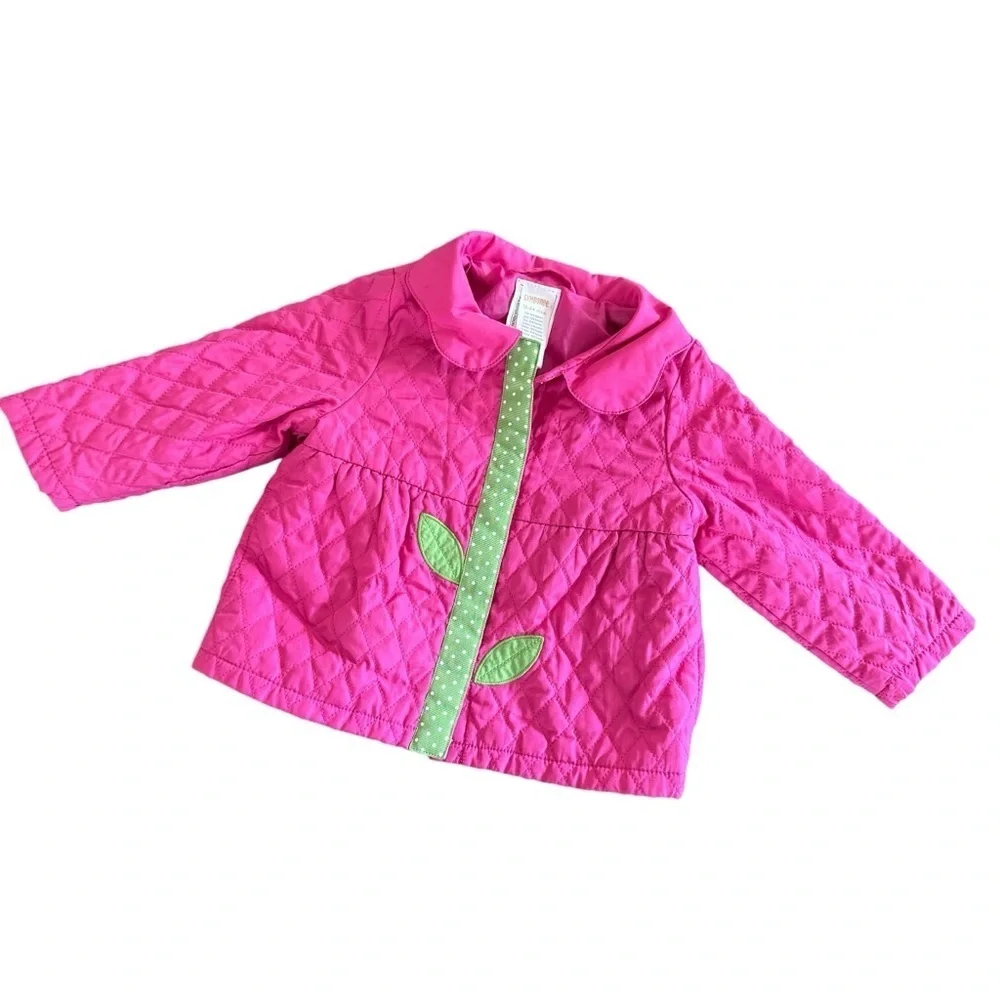 Gymboree Pink Jacket Lightweight Rain Baby girl 12-24M
